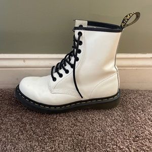 White dr. Martens